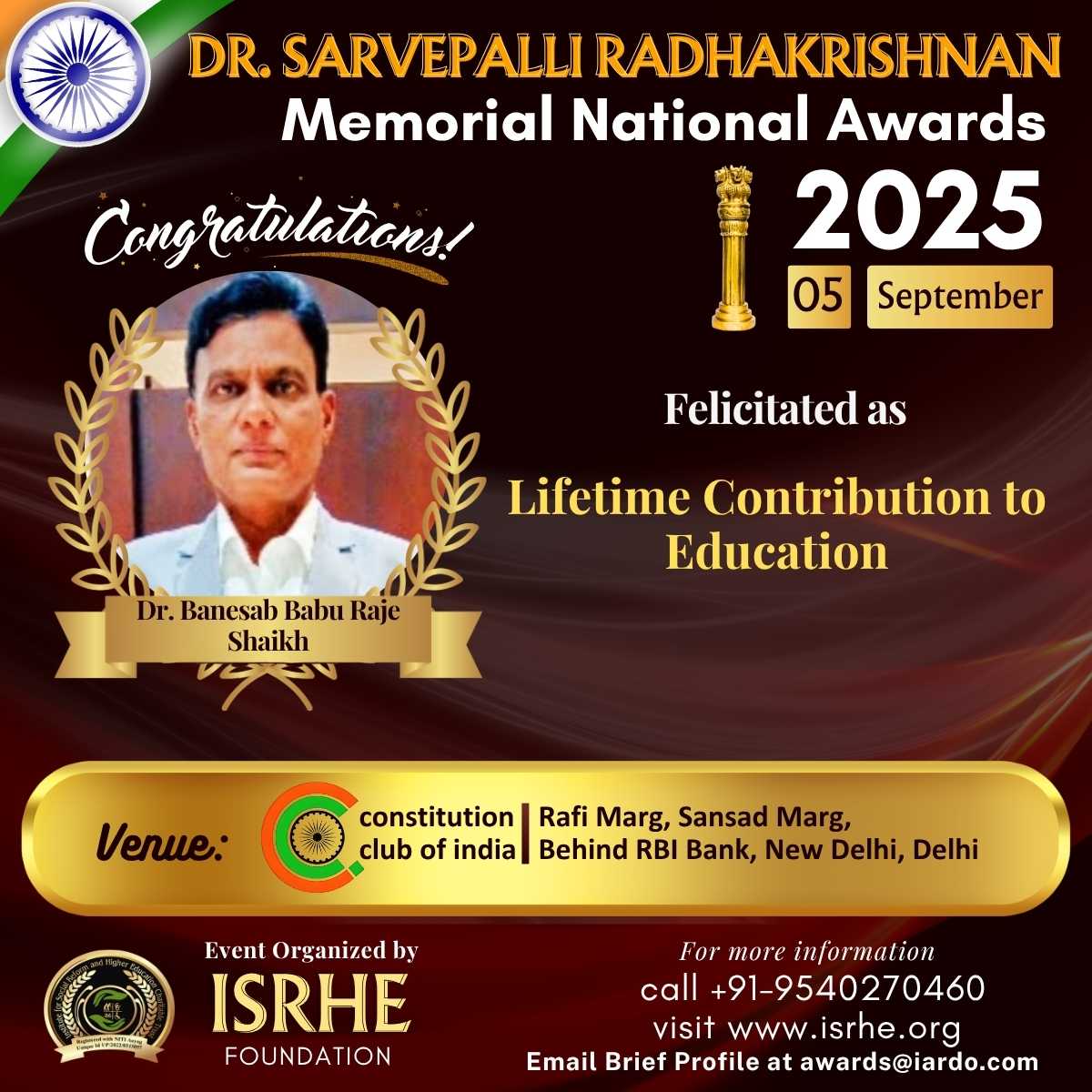 Dr. Banesab Babu Raje Shaikh